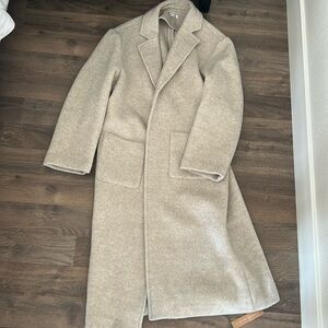 NWT reformation coat jacket tan size medium wool